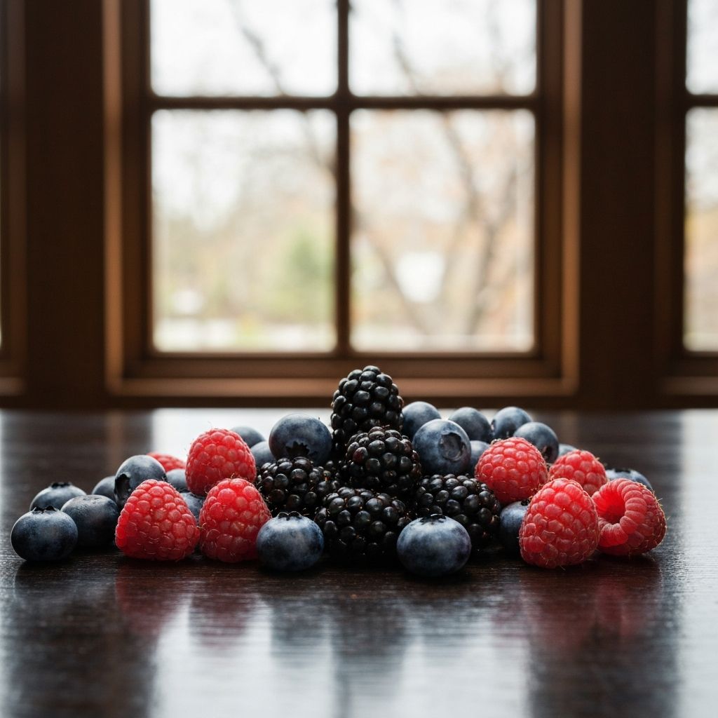 Frische Beeren als Quelle für Antioxidanzien
